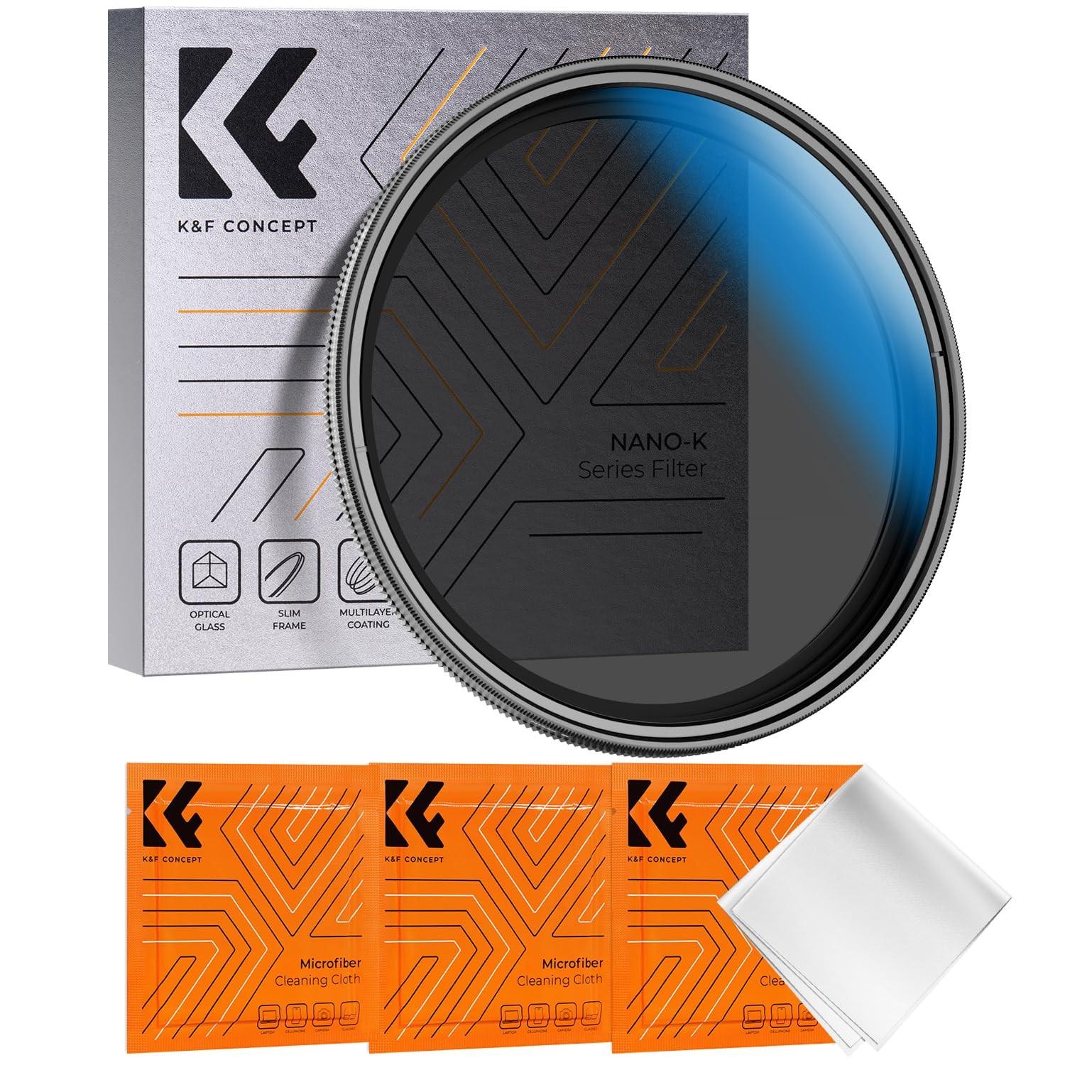 K&F CONCEPT 82mm Variable ND2-32 Lens Filter (1-5 Stops)