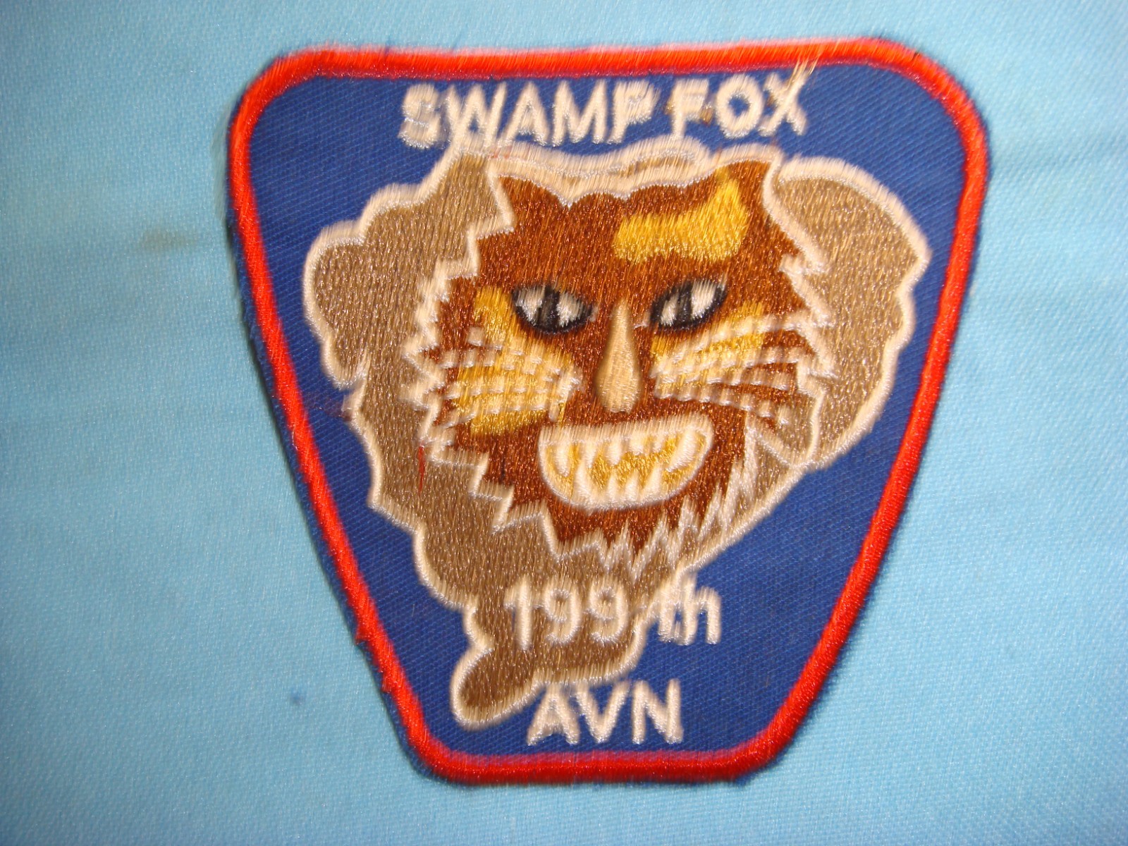 VIETNAM WAR  PATCH, US 199th AVIATION COMPANY SWAMP FOX