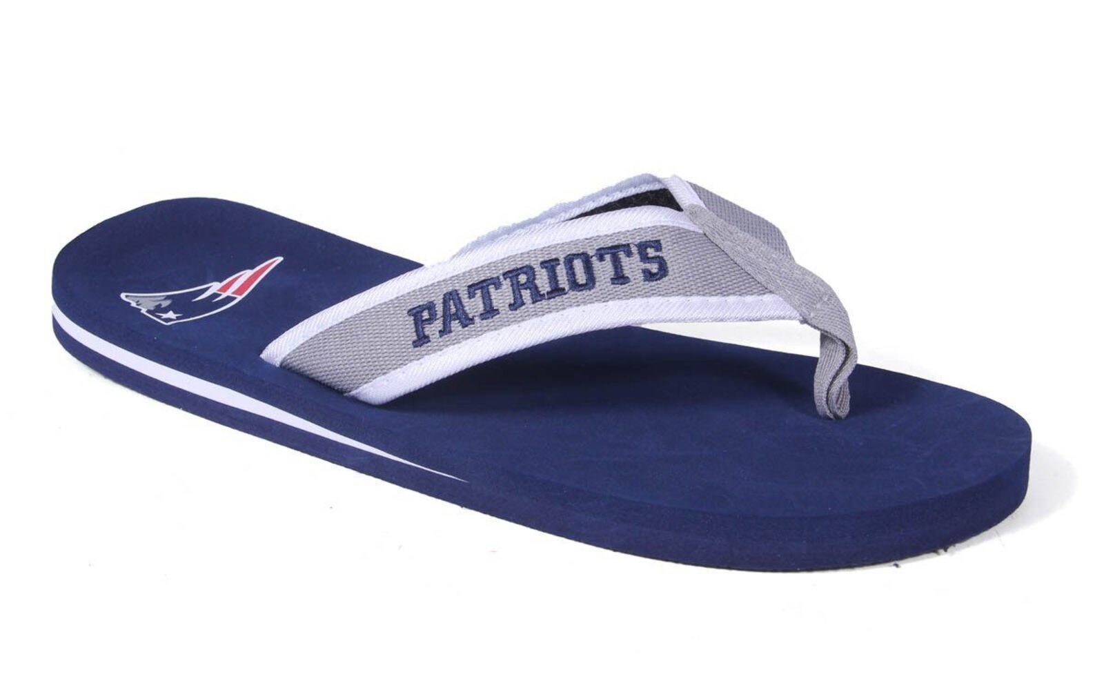 New England Patriots Contour Flip Flops Sandals