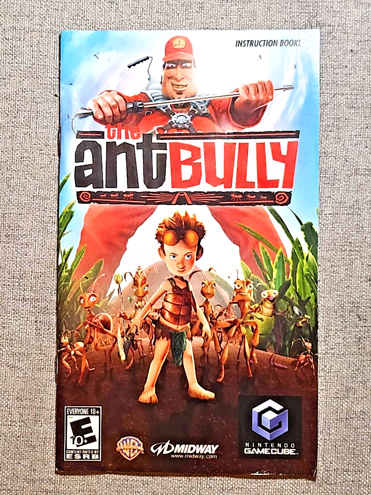 The Ant Bully Instruction Manual Only - GameCube