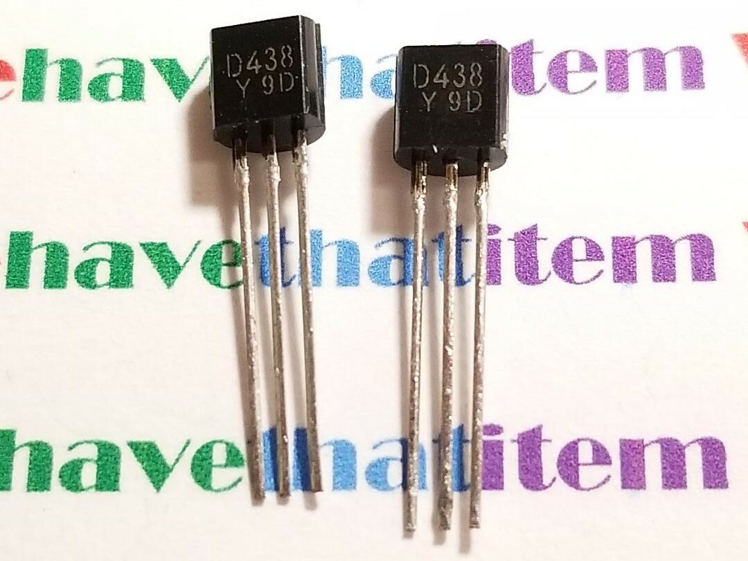 2SD438 / D438 / TRANSISTOR / TO92 / 6 PIECES (QZTY)