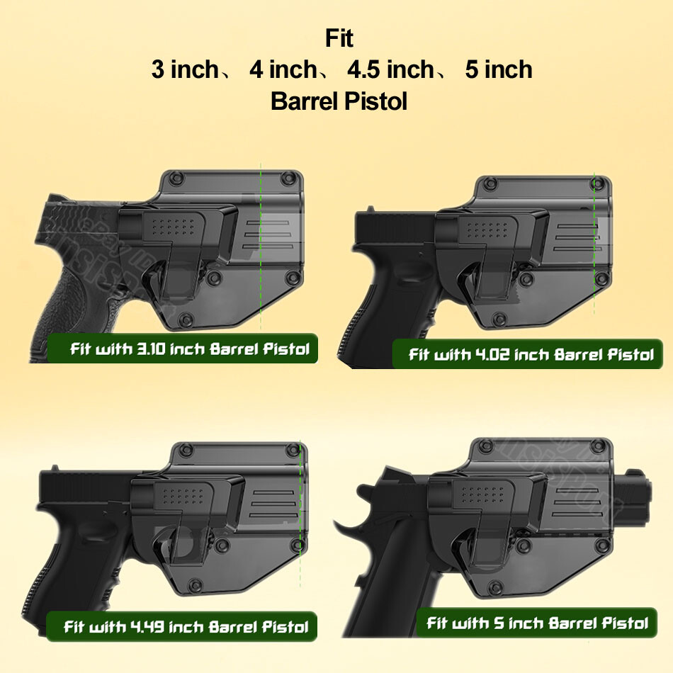 IPSC Holster OWB For Ruger American Standard Compact Pro 40 45 PC Charger P345