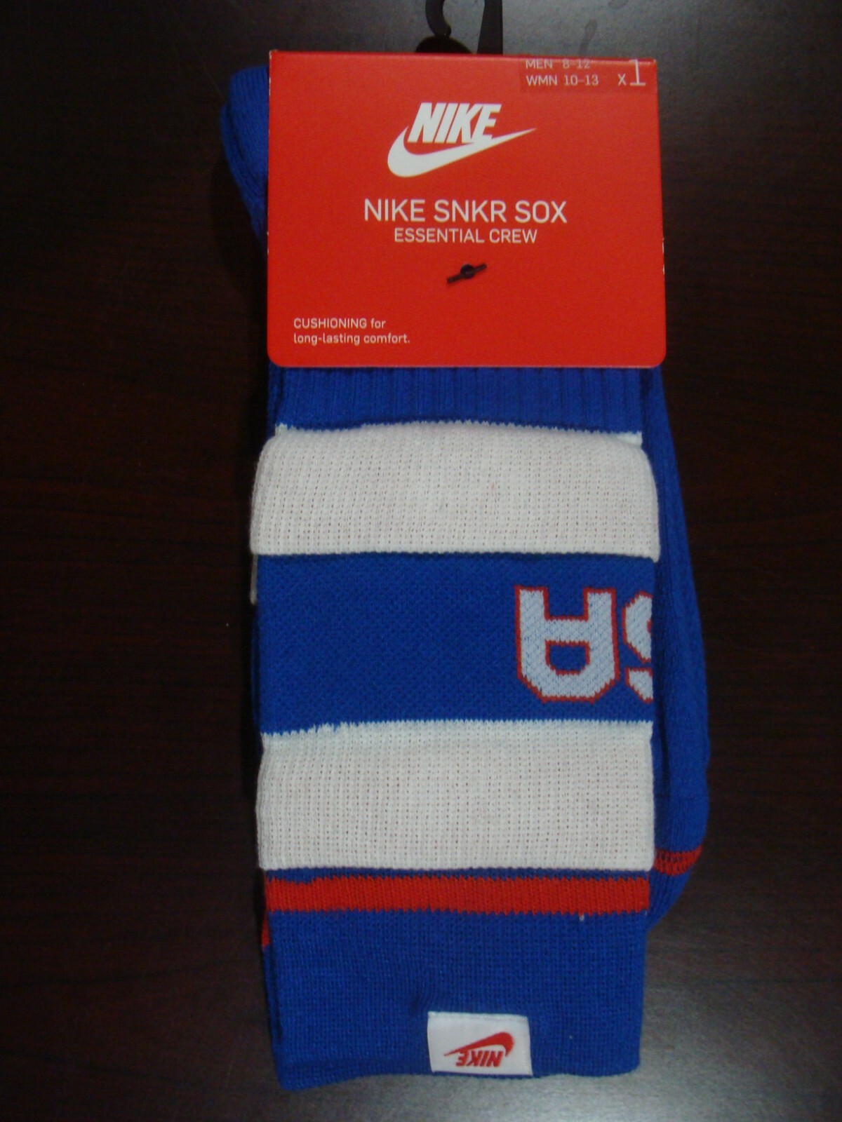 MENS NIKE SNKR SOX ESSENTIAL CREW CK5616 480 SIZE L(8~12)