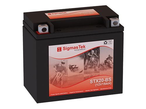 SigmasTek STX20-BS SLA Battery Replacement for Arctic Cat 650, H1 650CC 2011-12