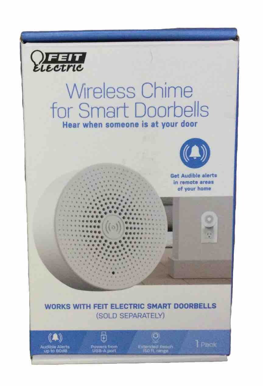 Feit Electric Wireless Chime For Feit Smart Doorbells  USB Powered(L1)