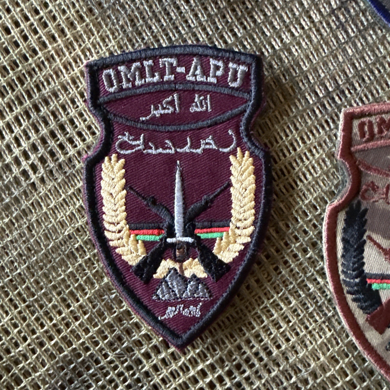 NATO US French OMLT Team PATCH -Afgan War Issue ISAF -4 Patch Set!!!