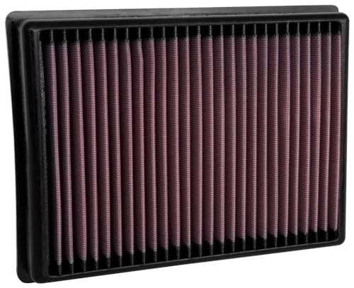 Engine Air Filter: Reusable, Clean Every 75,000 Miles, Washable, Premium,