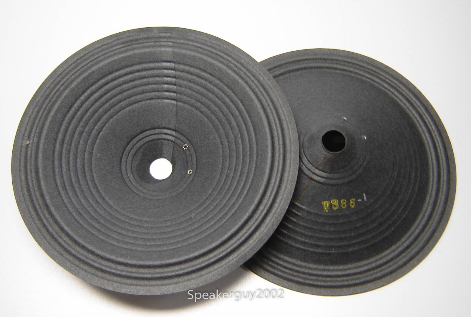 Pair 7" Paper Cones - Speaker Parts - W386-1