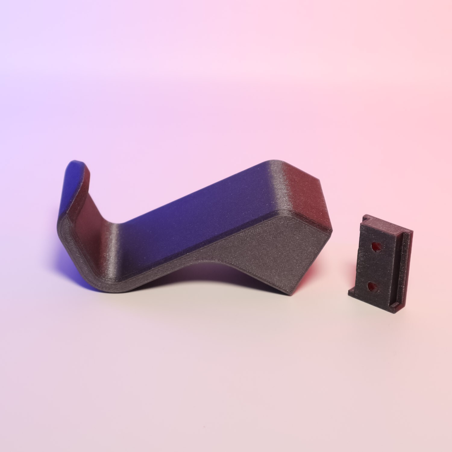 Wall-Mounted Controller Holder Minimal Gaming Accessory Space-Saving