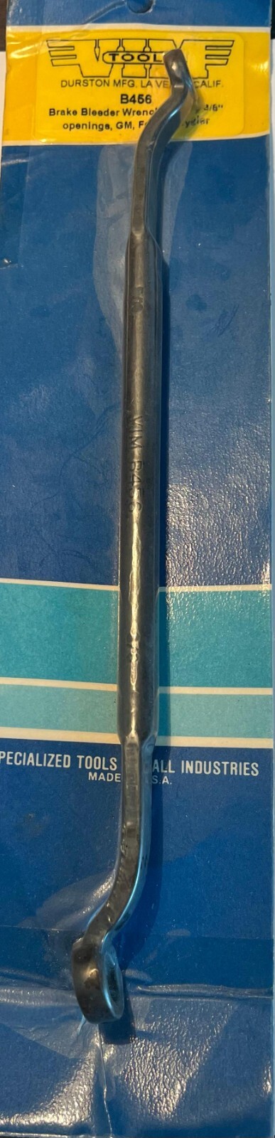 Vim Tools B456 Brake Bleeder Wrench 5/16" x 3/8" Openings
