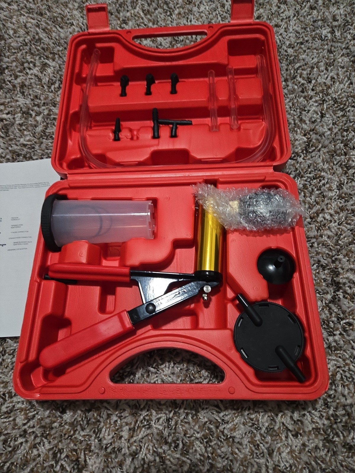 Automotive 2 In 1 Handheld Vacuum Pump Brake Bleeder Kit