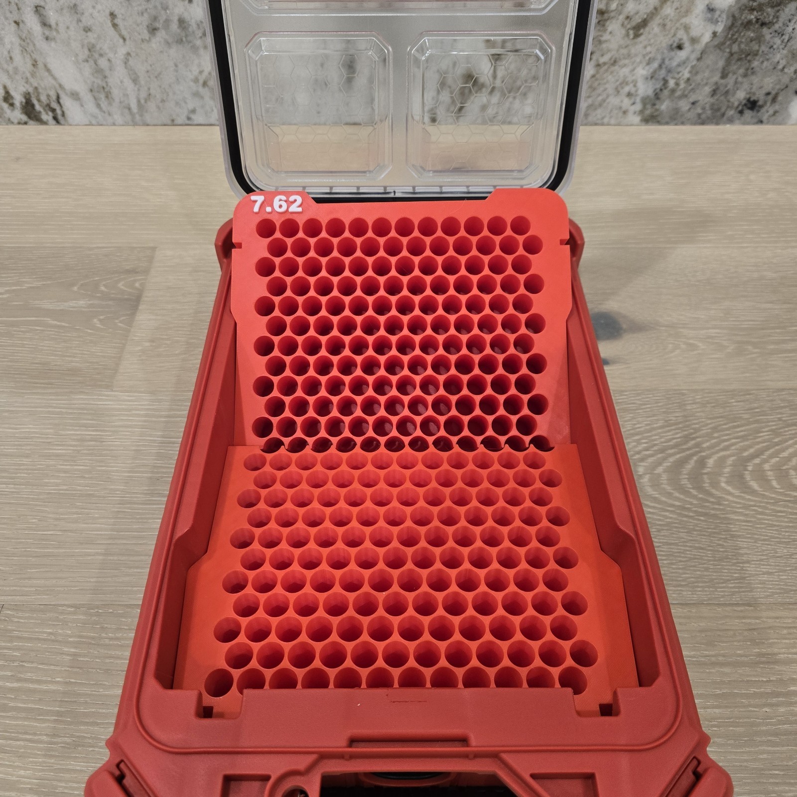 Custom Milwaukee Packout Insert -  7.62x51mm Round Organizer
