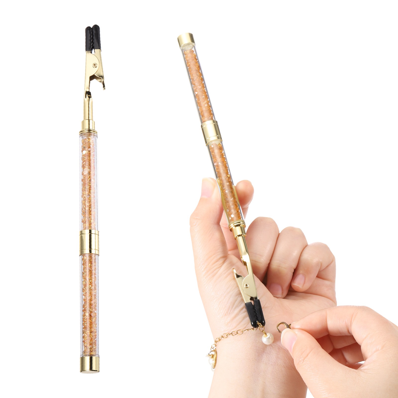 Bracelet Helper Tool to Put on Yourself Golden/Golden