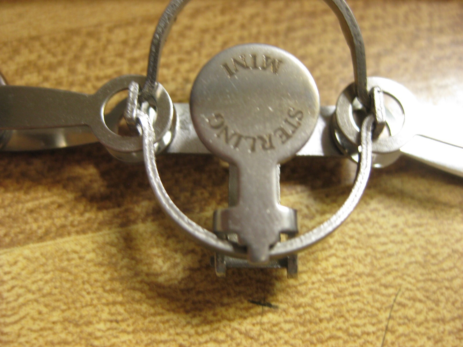 Double Long Spring Trap Mini Sterling Key Chain These Little Traps Really Set