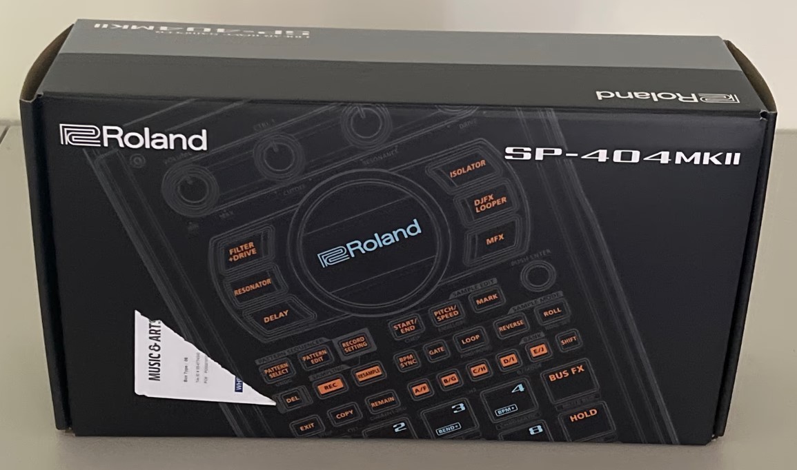 NEW Roland SP-404MKII Linear Wave Sampler DJFX Looper w/ AC Adapter & Box