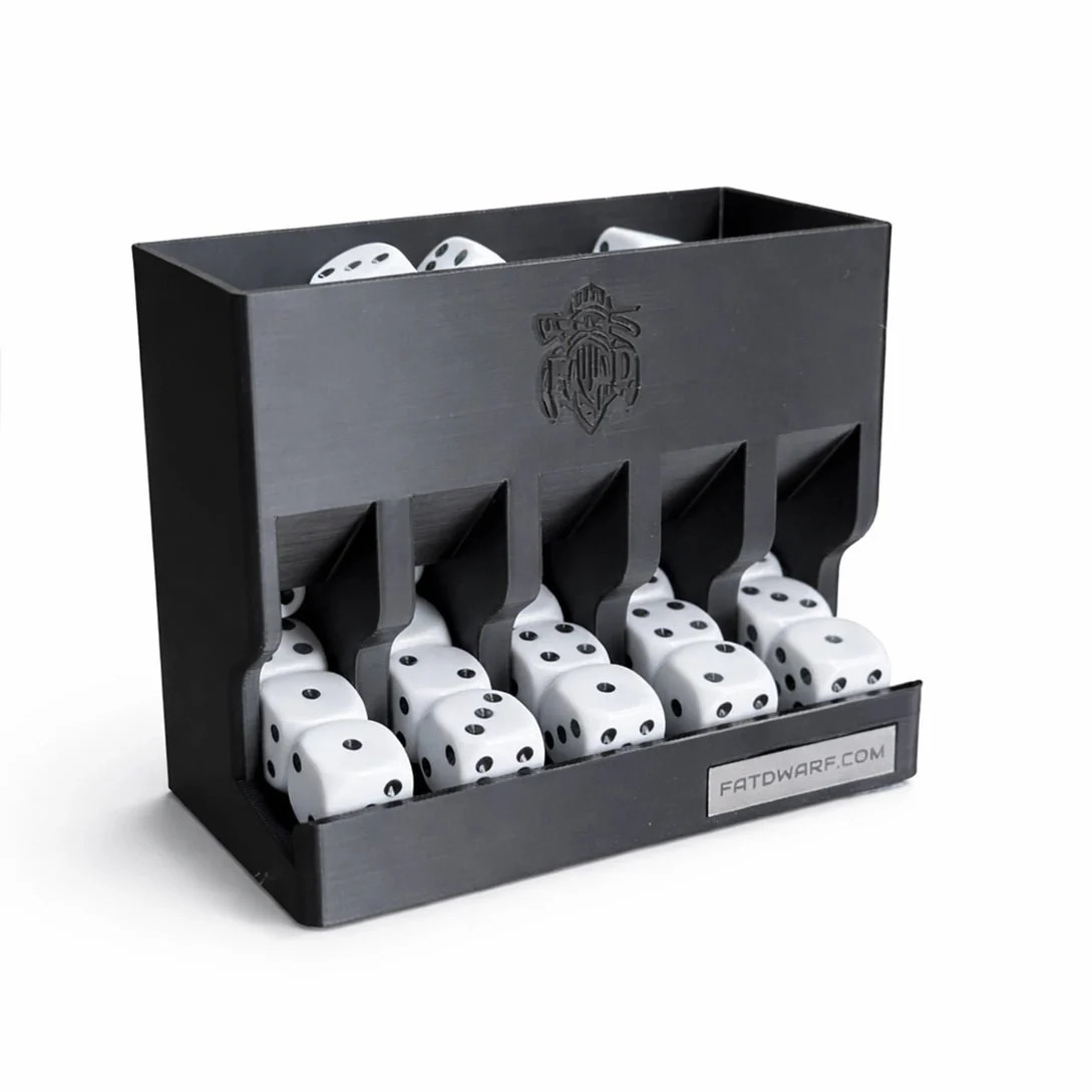 Dice dispenser by Fat Dwarf