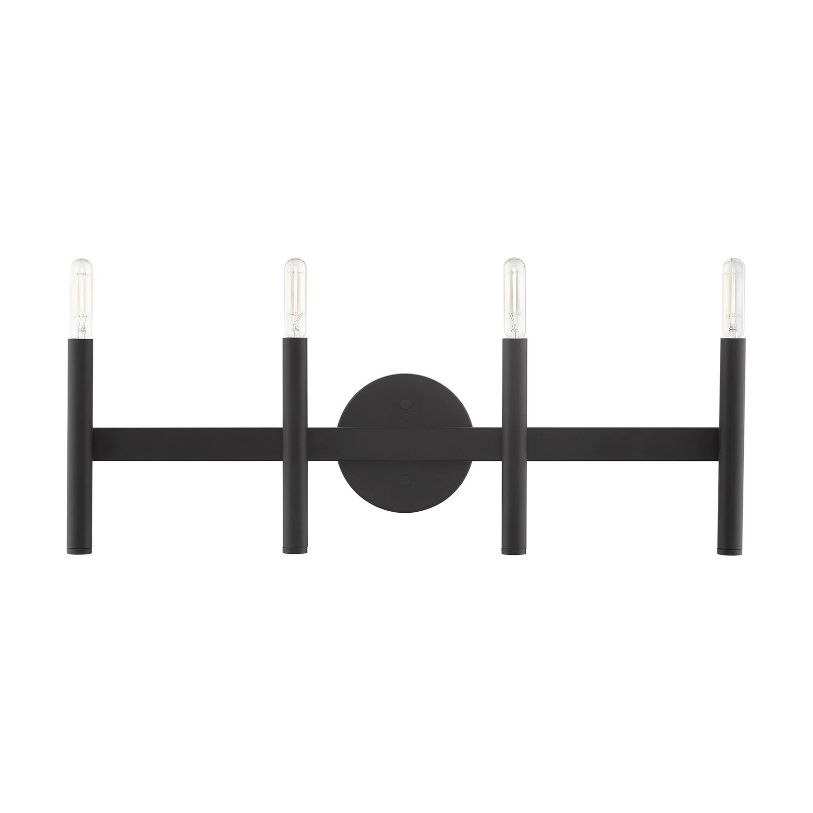 Copenhagen 23 1/2" Wide Black 4-Light Bath Light
