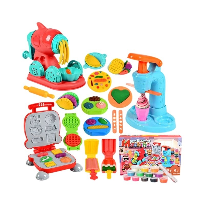 Modeling Clay Kit - DIY Noodle & Ice Cream Maker for Kids