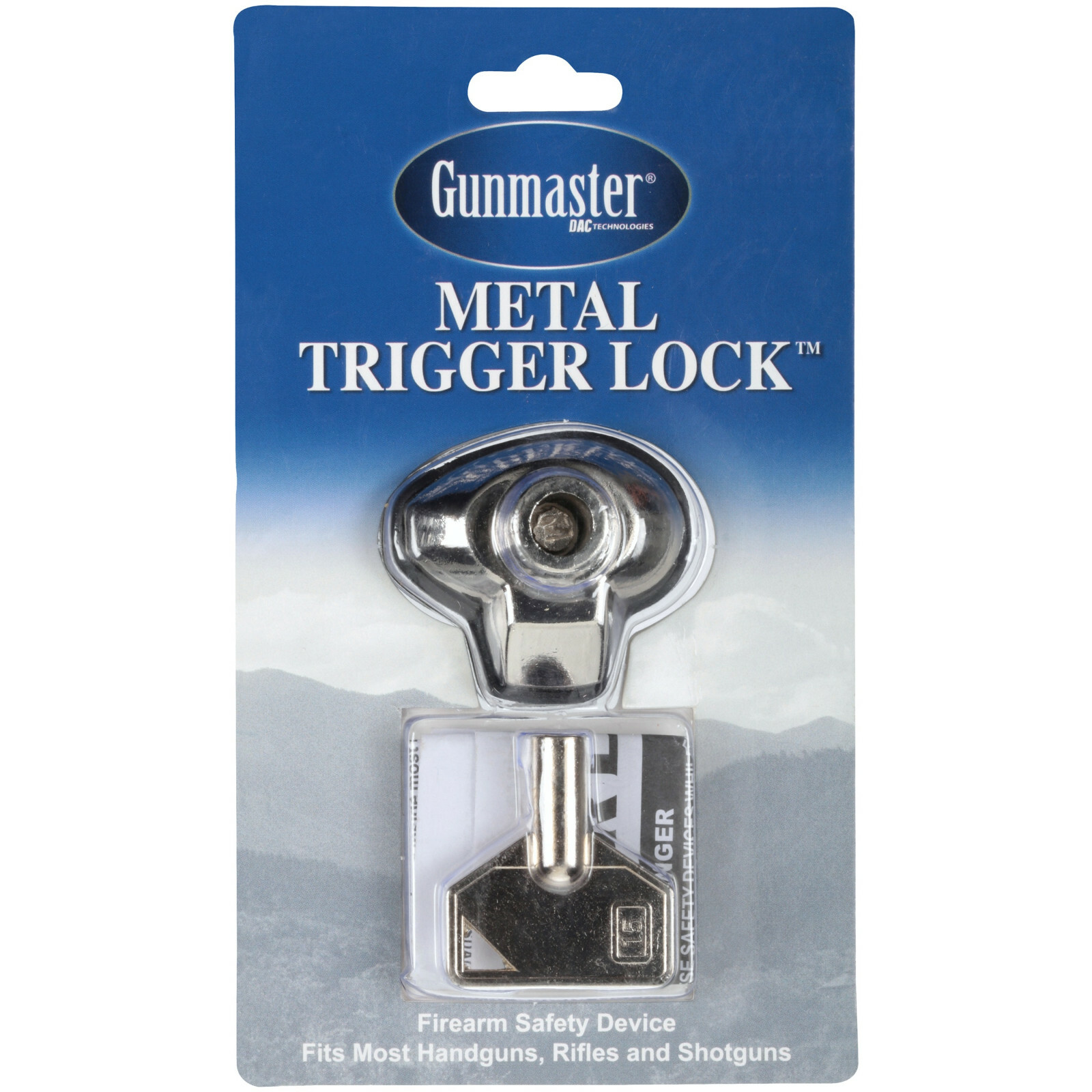 Gunmaster METAL TRIGGER LOCK fits most HANDGUNS RIFLES SHOTGUNS GUNS FIREARM