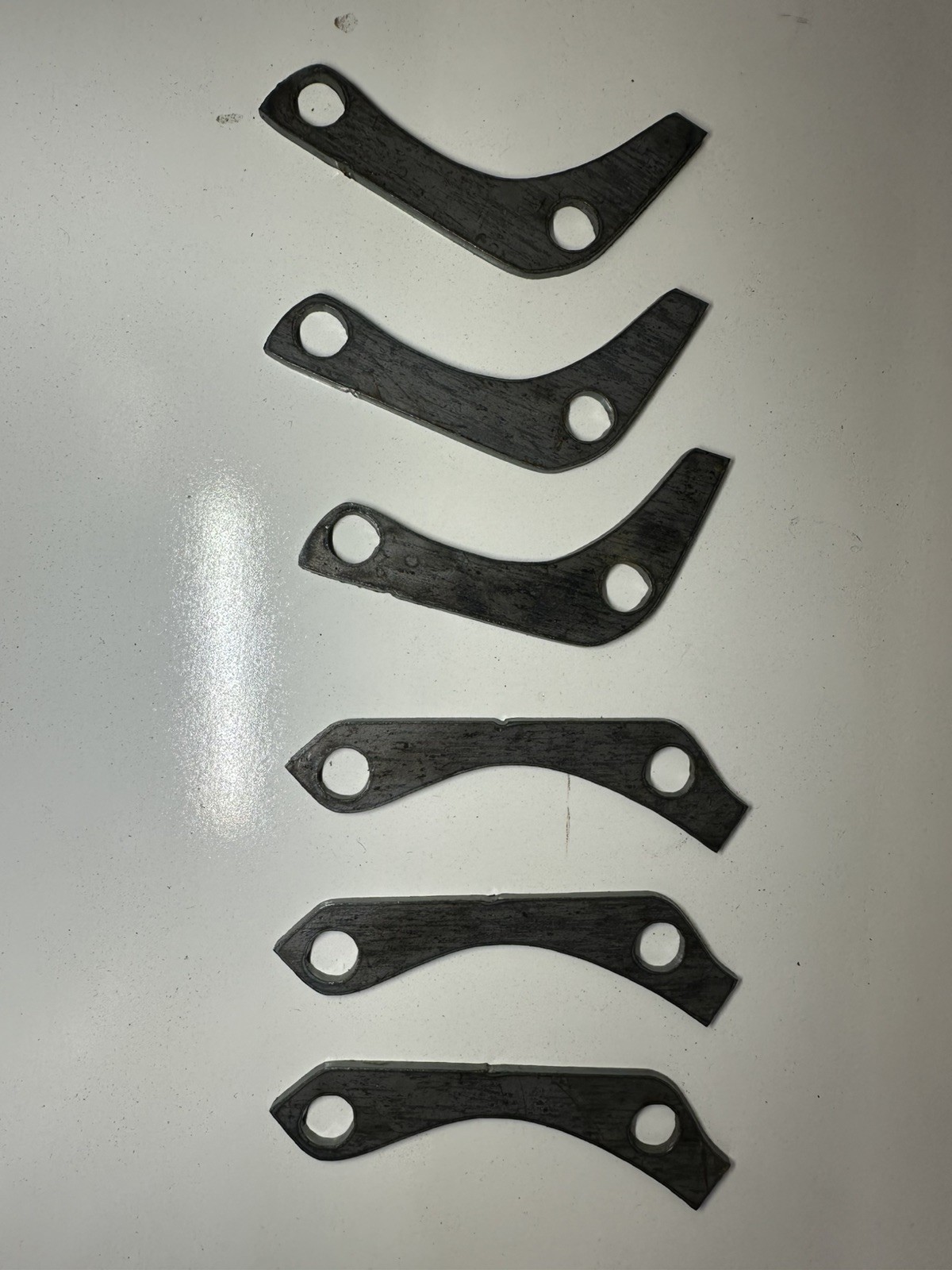 3 pairs of Pontiac Oil Pan Reinforcement Plates 326 350 389 400 421 455