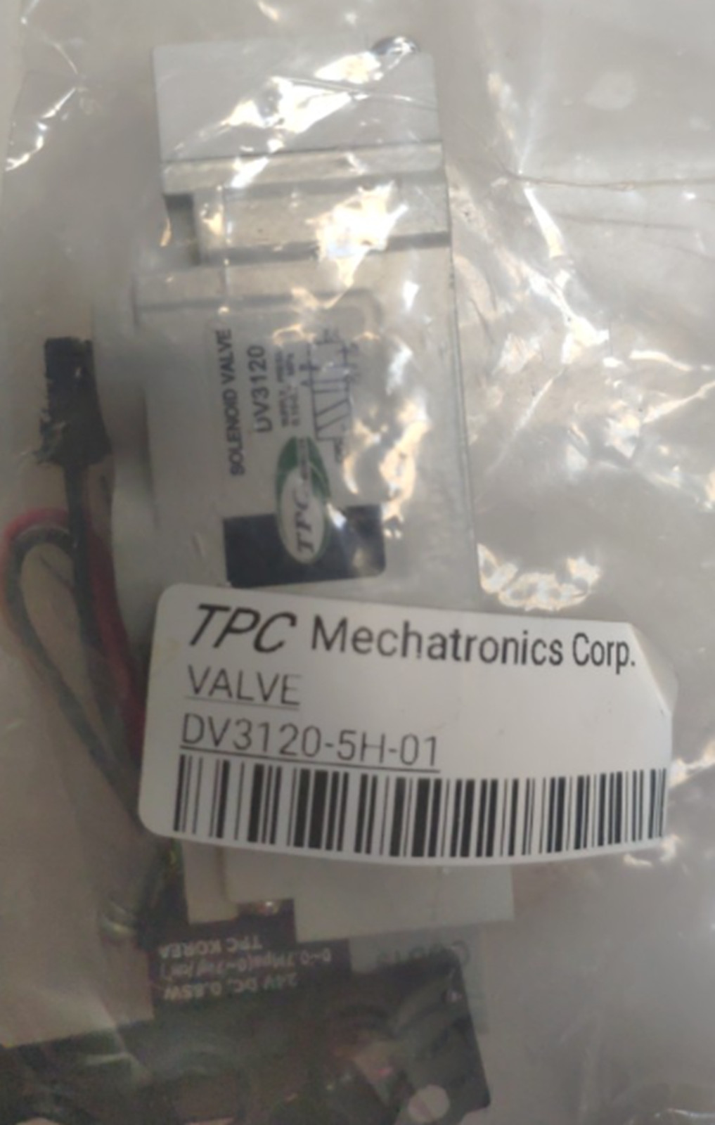 NEW TPC DV3120-5H-01 DV3120 Electromagnetic Valve 24VDC