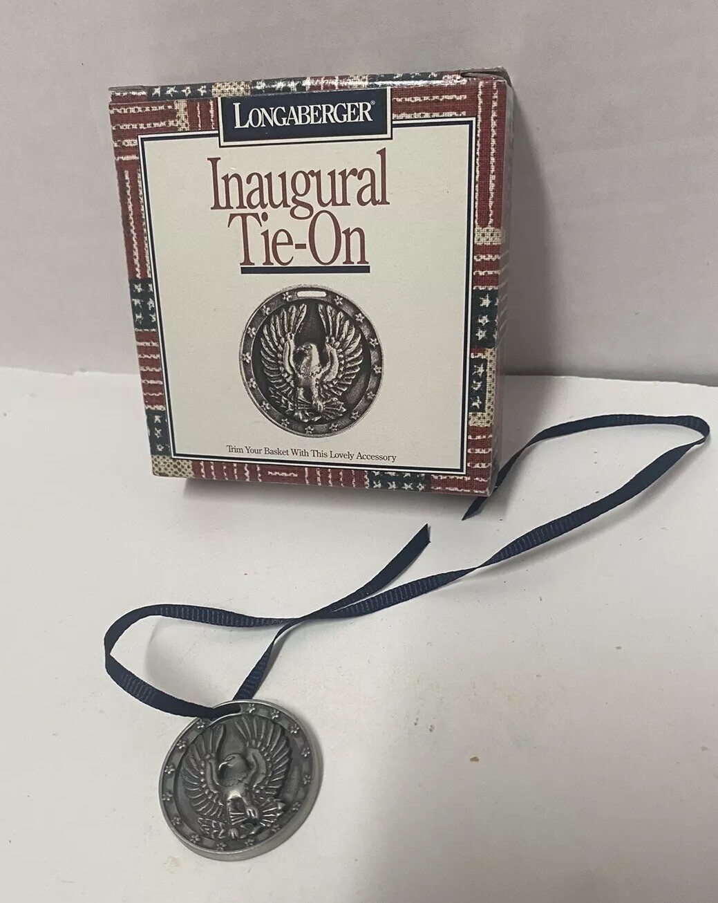 Longaberger 1997 Inaugural Basket Tie On  #71609