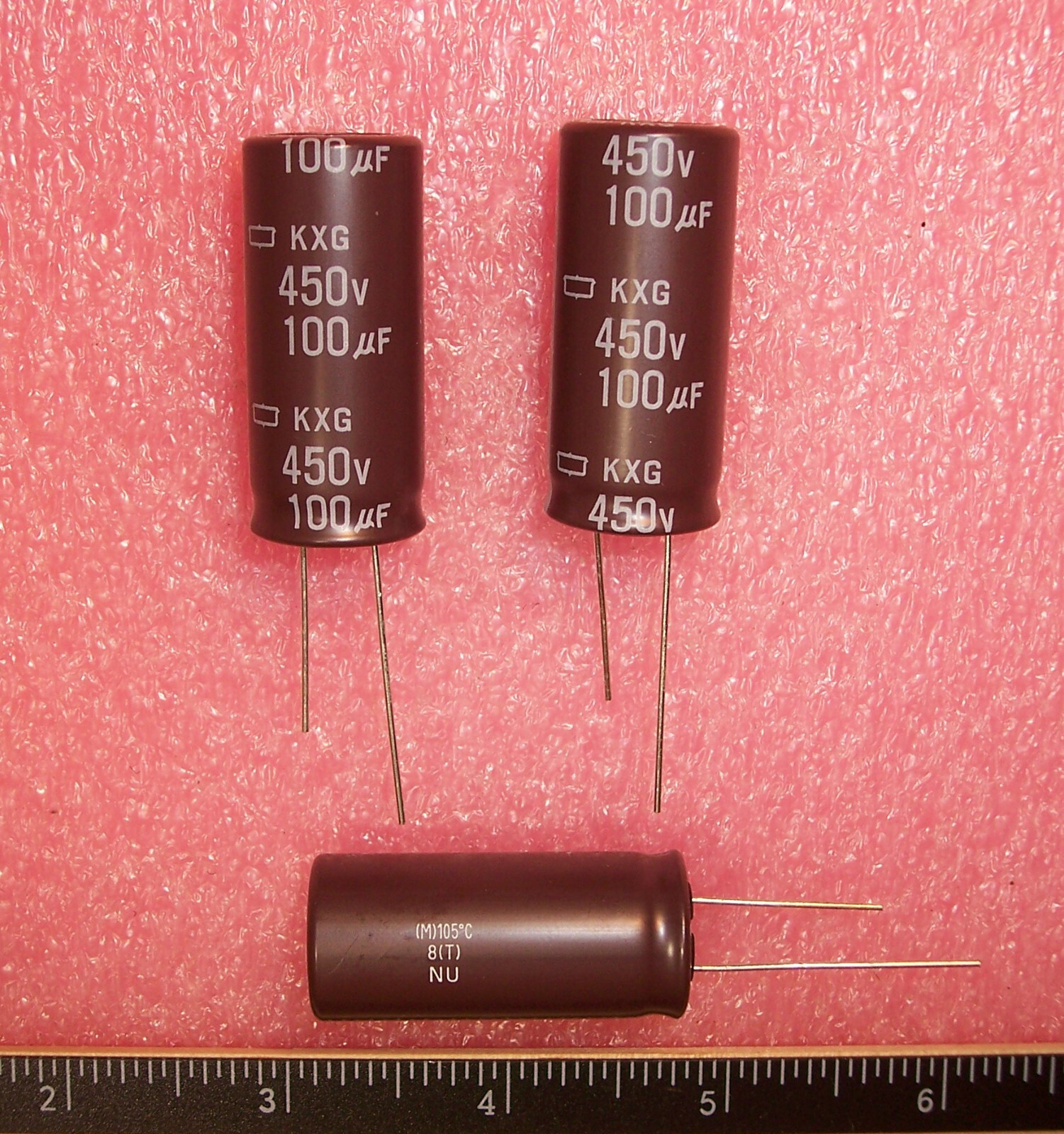 QTY (10) 100uf 450V 105' LONG LIFE ALUMINUM ELECTROLYTIC EKXG451ELL101MM40S ROHS