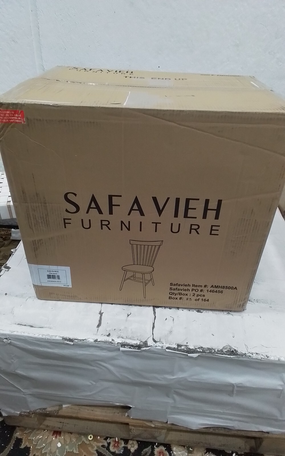 Safavieh PARKER SPINDEL SIDE CHAIR, Reduced Price 2172746994 AMH8500A