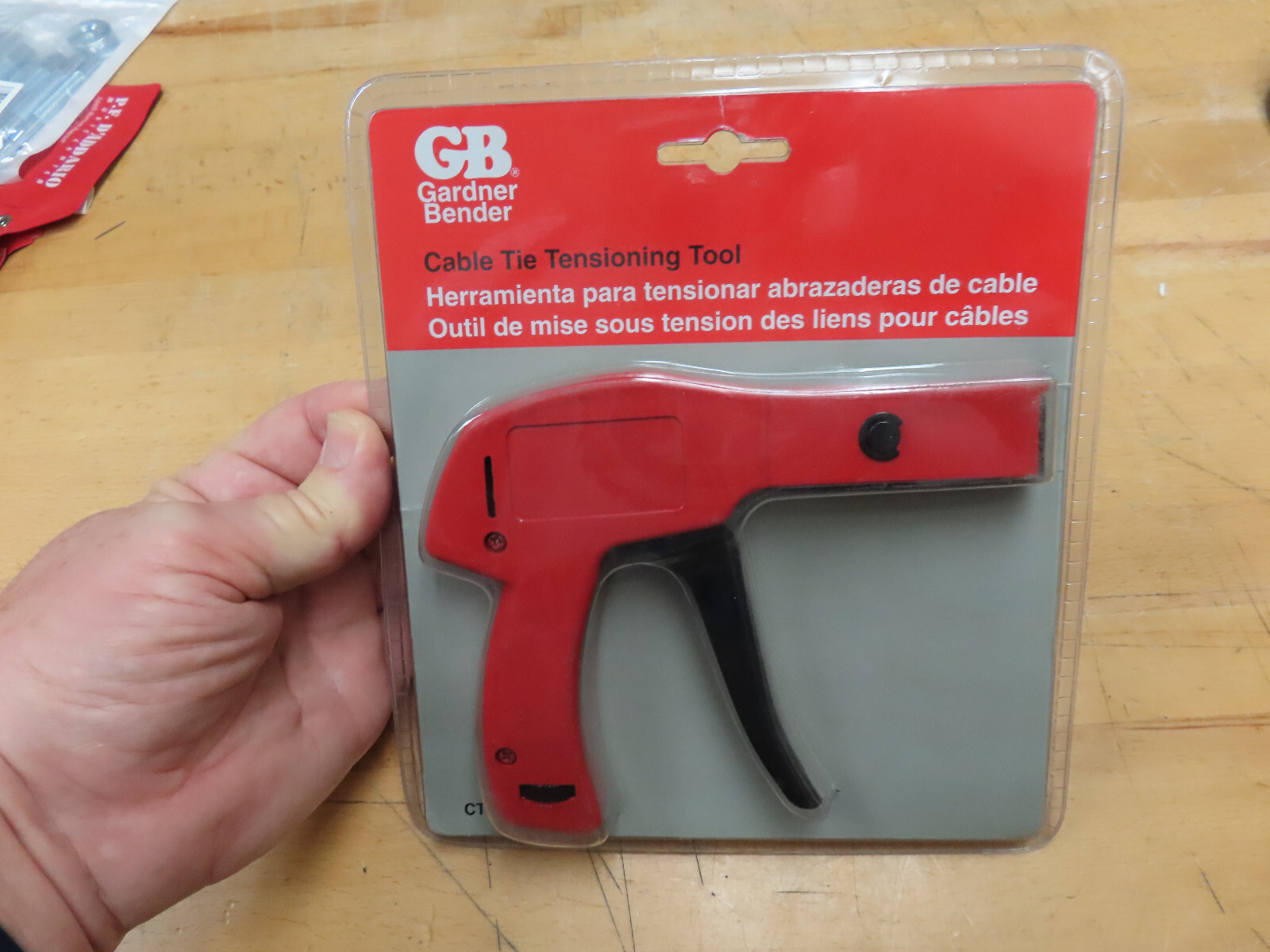 Gardner Bender (GB) CTT-55 Cable Tie Tensioning Tool (Taiwan) Pro Grade