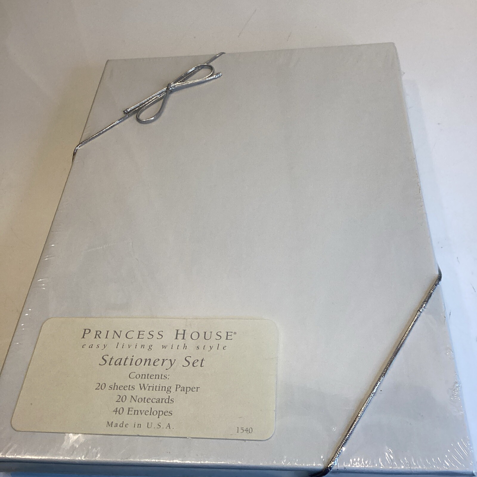 princess house stationary set 20 sheets notecards envelopes sealed
