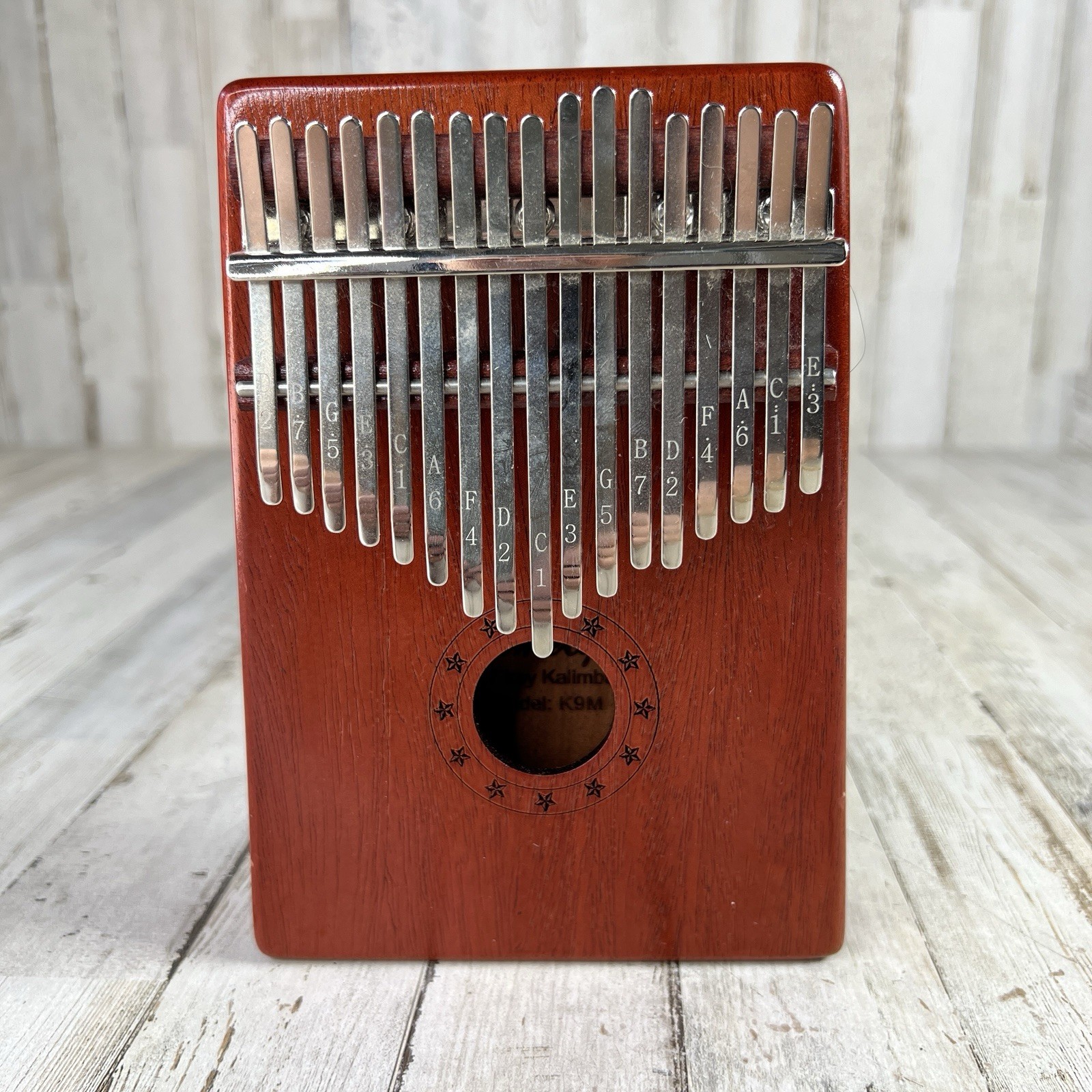 Kalimba 17 Note Thumb Harp Mugig KB-17 Metal Wood Music Play Fun Holiday Gift