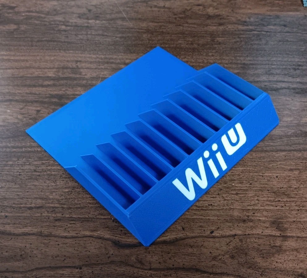 Nintendo Wii U Game Case Holder – Fits 10 Wii Cases – Game Storage Display