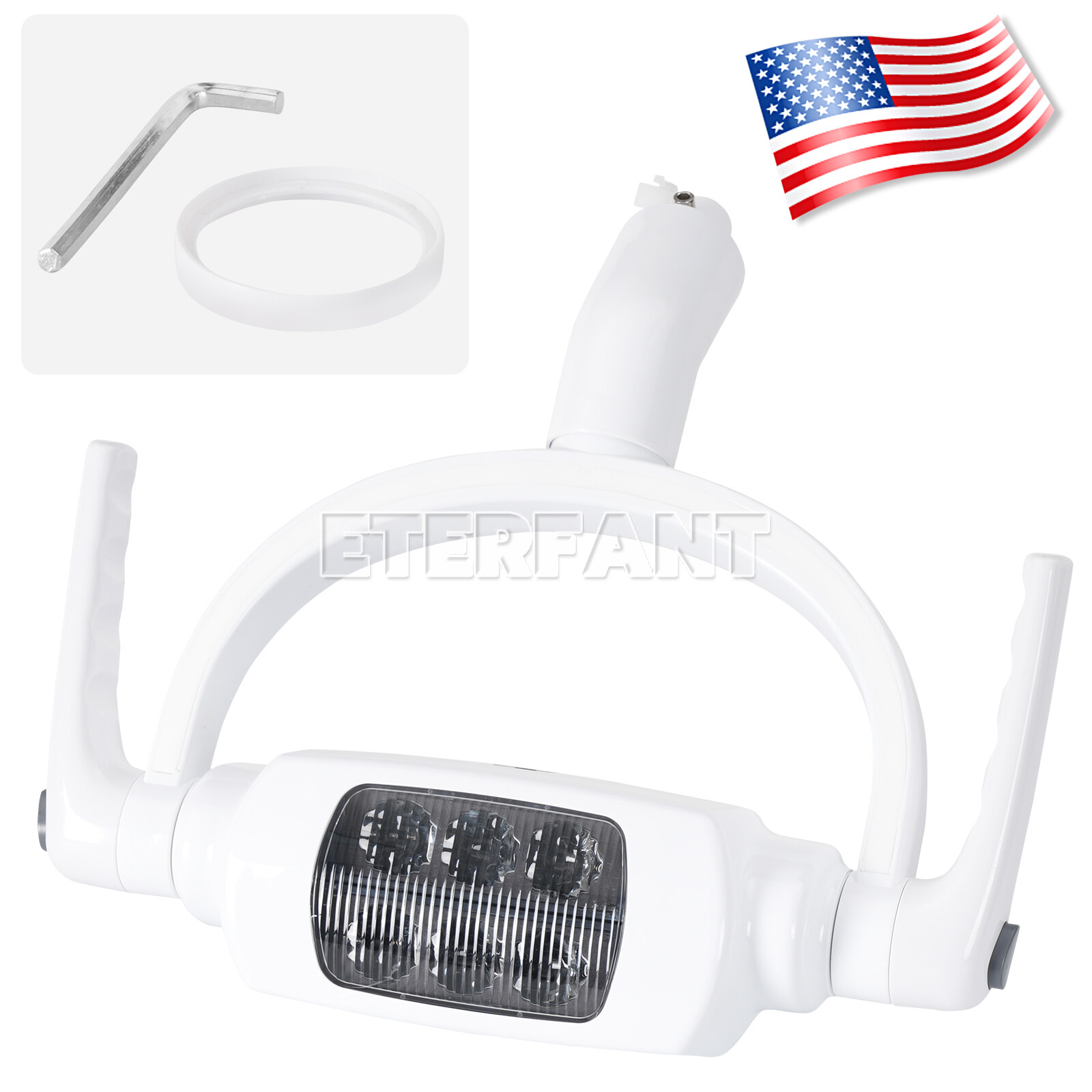 Dental Shadowless Oral Lamp Light 26mm/22mm+Induction Sensor For Dental Chair US