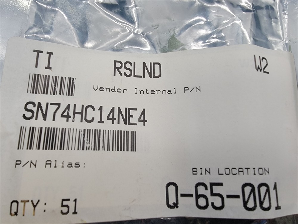 New (51pcs) SN74HC14NE4 TEXAS INSTRUMENTS IC Logic