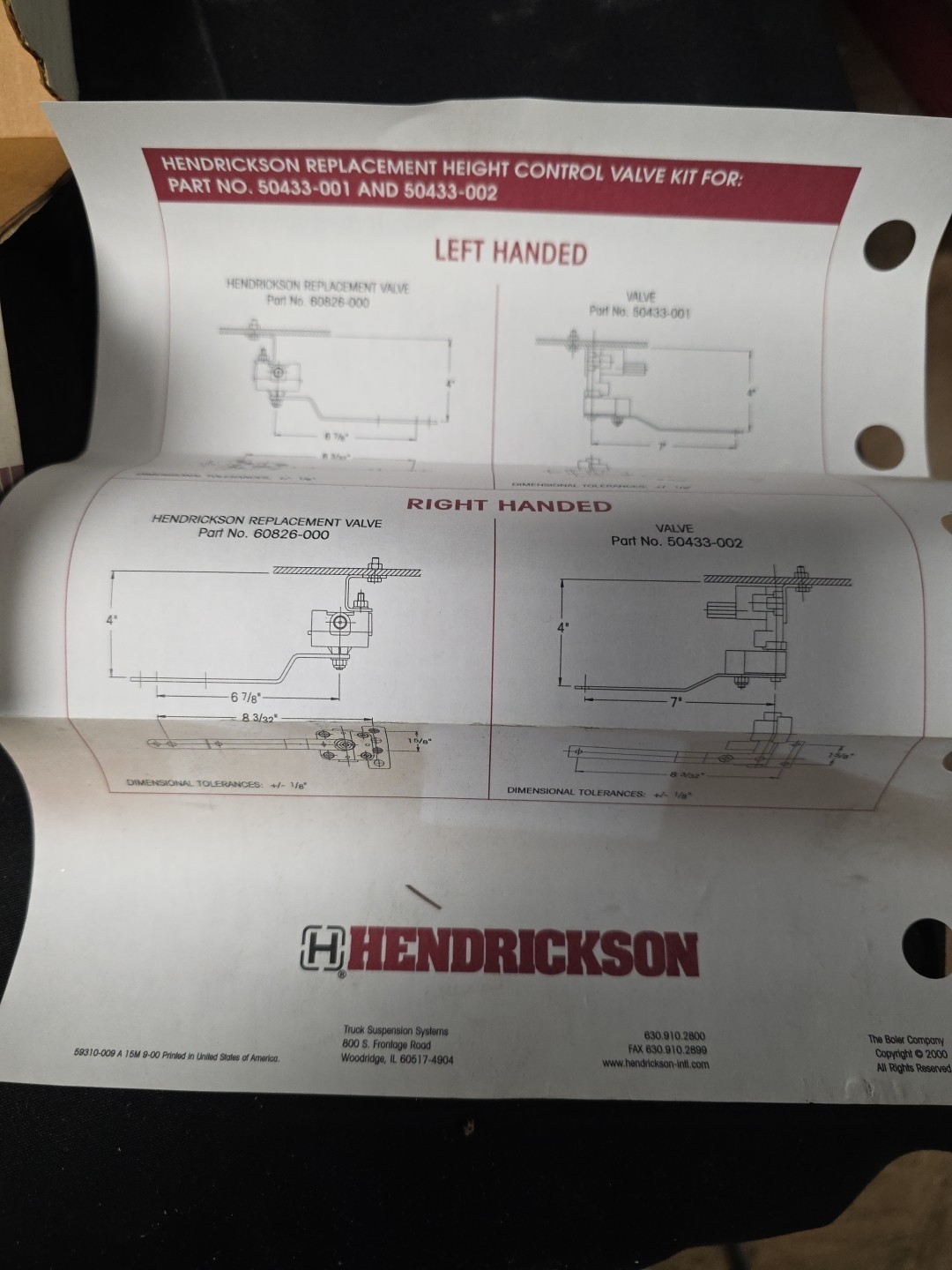 Meritor R3011494 Leveling Valve