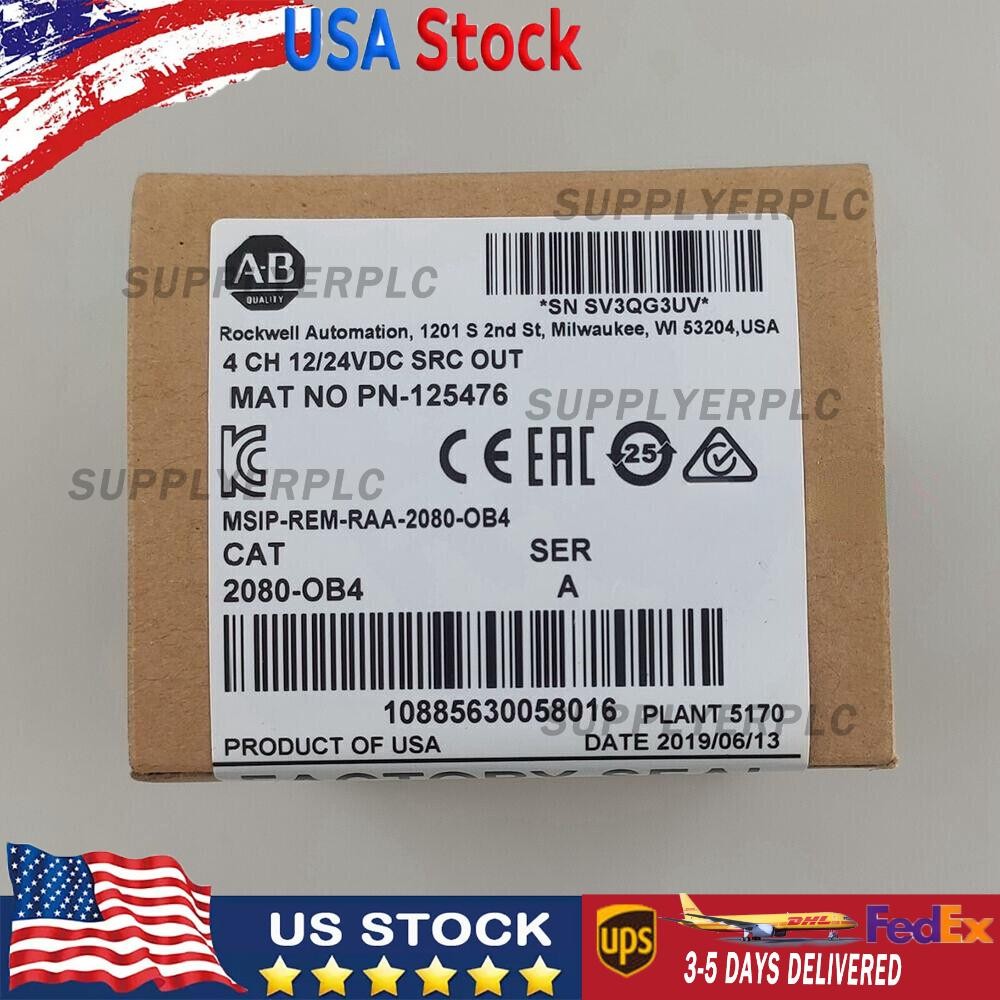2080-OB4 AB Micro800 4 Point Source Output Spot Goods Brand New in Box!