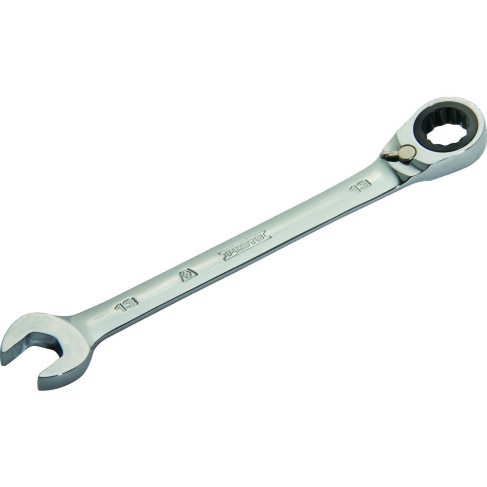 Stanley Proto Industrial JSCVM10T Full Polish 12 Pt Rev Ratchet Wrench 10mm