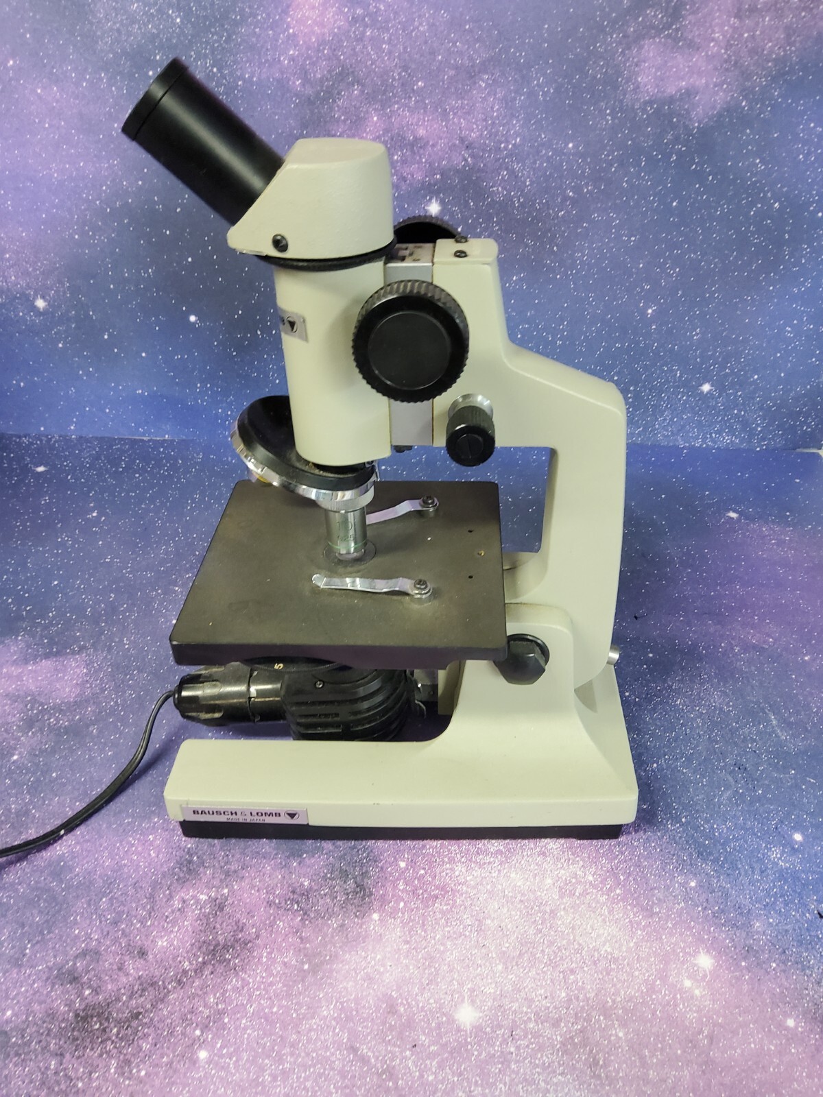 Vintage BAUSCH & LOMB LABORATORY MICROSCOPE 10x 16mm - 40mm