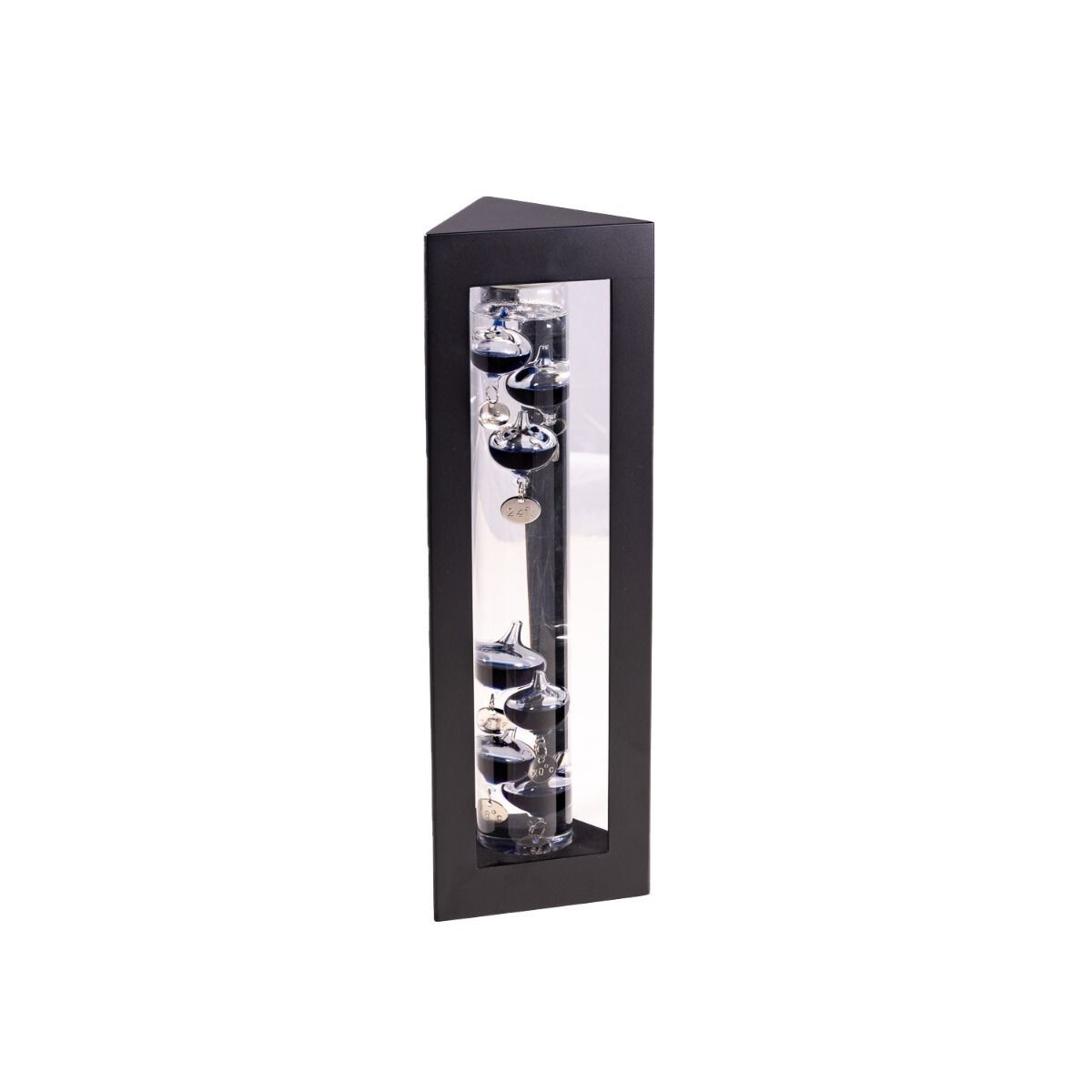Galileo Thermometer Black With Black Balls