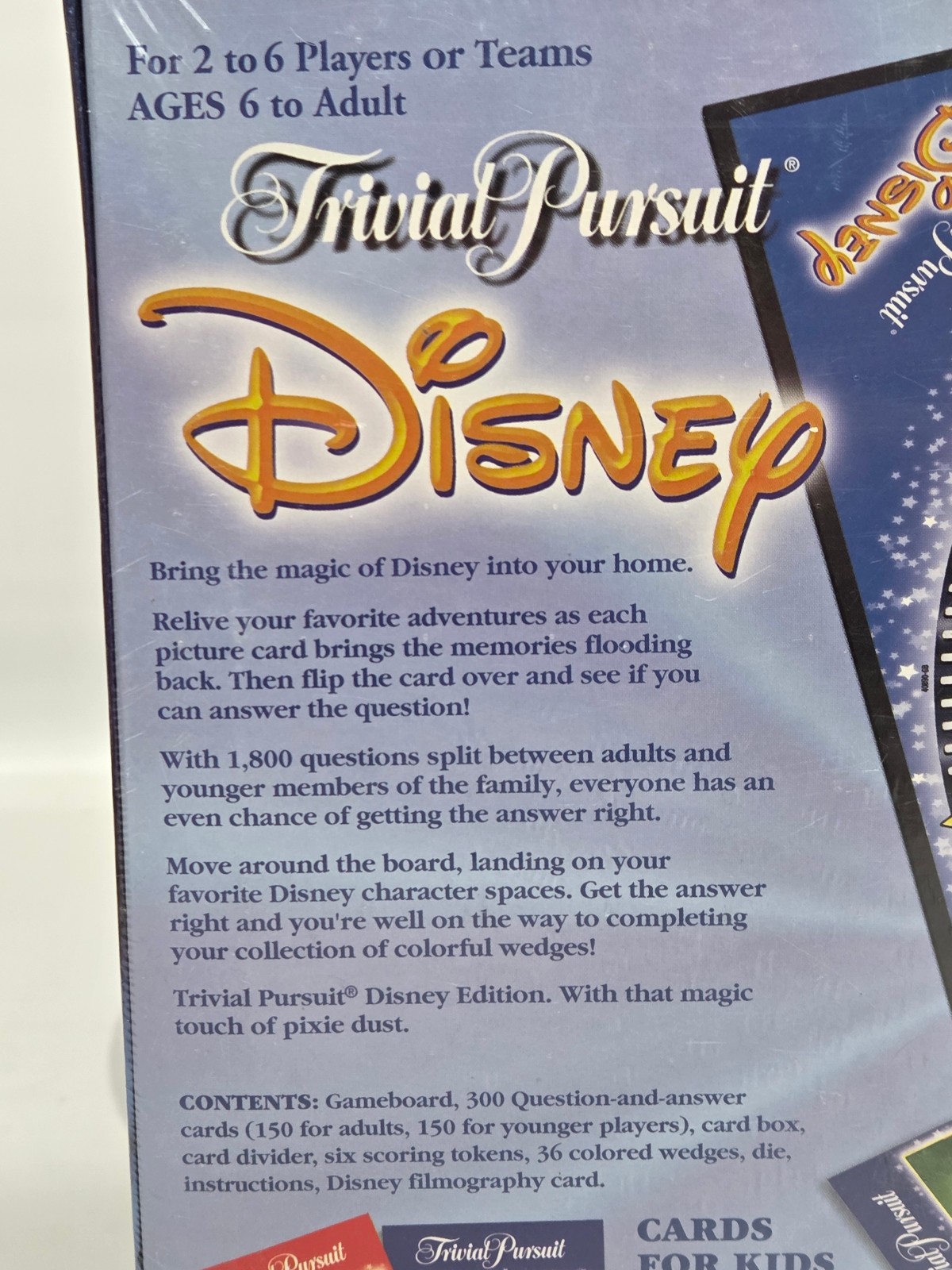 2002 Trivial Pursuit: Disney Animated Edition Complete SEALED