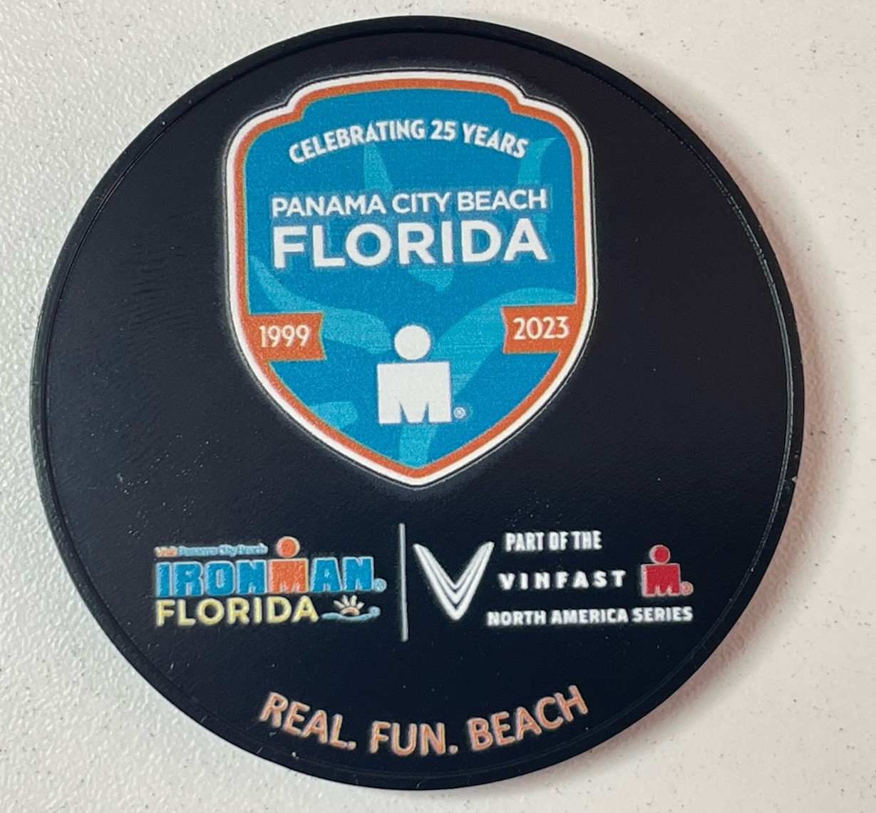 Ironman 2023 Panama City Florida Finisher Medal Challenge Coin 25th Anniversary