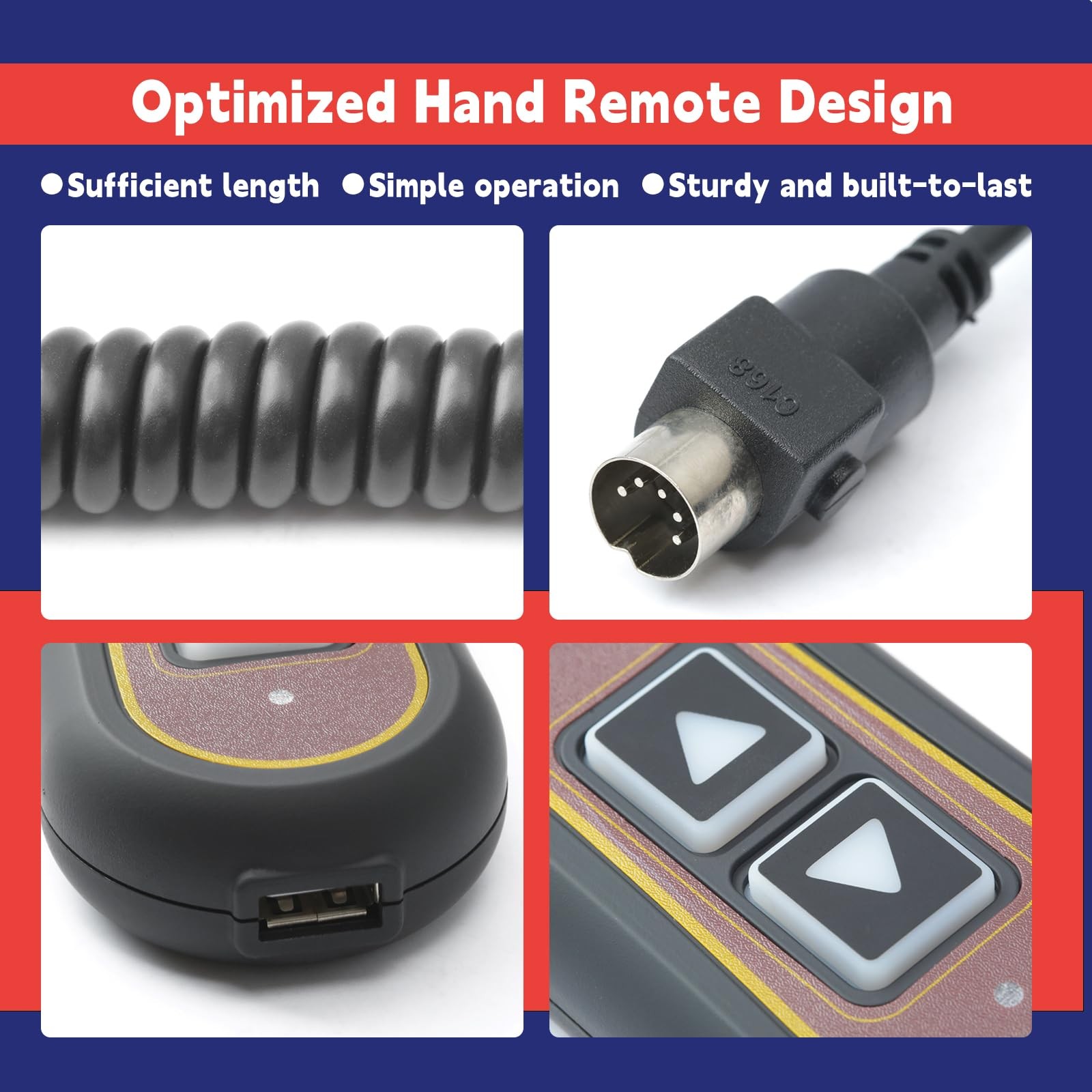 2 Button 5 Pin Remote ZK1200-HC Replacement for Golden for Limoss for Kaidi M...