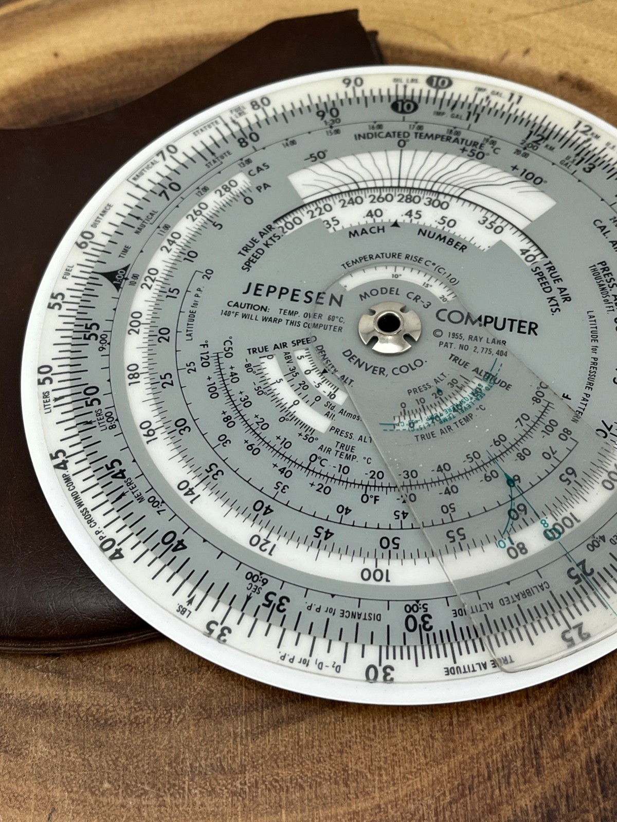 Vtg Jeppesen Model CR-3 Flight Computer MCM READ
