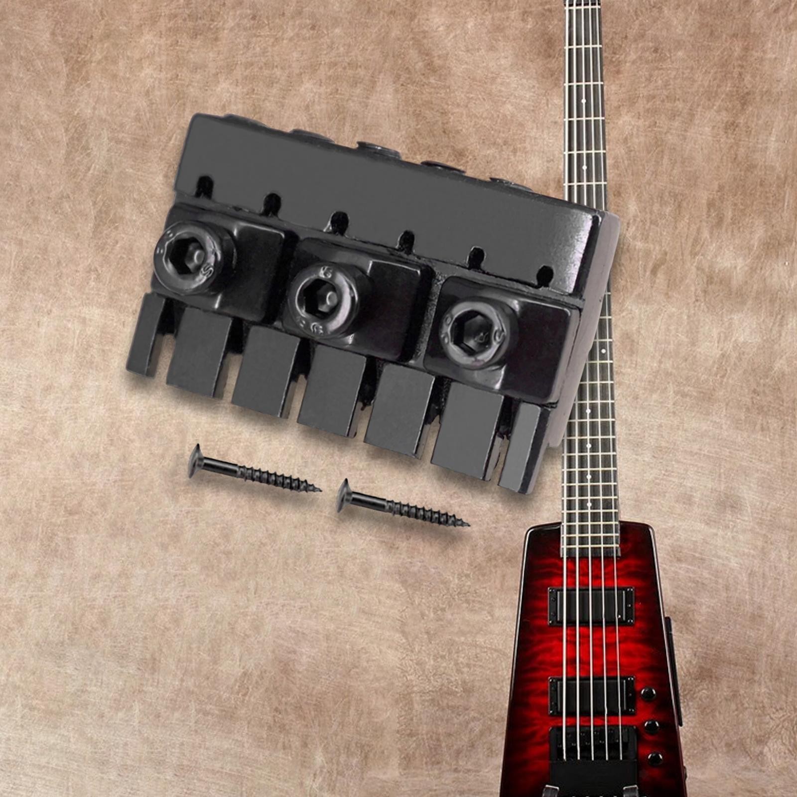 Electric Guitar Locking Nut with Screws Strong Professional Spare Parts 42mm