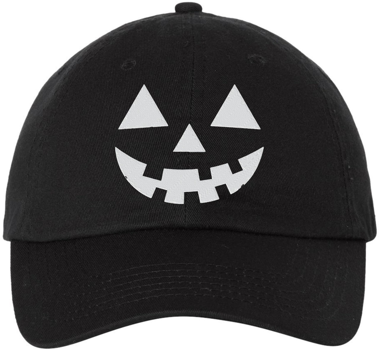 Halloween Hat Pumpkin Hat Jack O Lantern Embroidered Baseball Cap Dad Hat