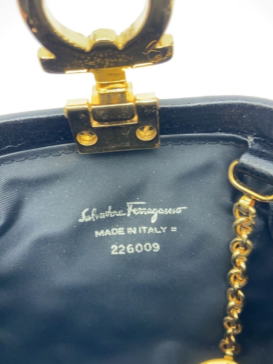 Salvatore Ferragamo Pouch/Leather/Blk