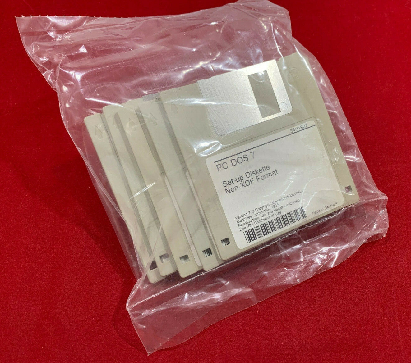 NEW! PC DOS 7 OEM on 5 x 3.5" Floppy discs IBM (No manual)