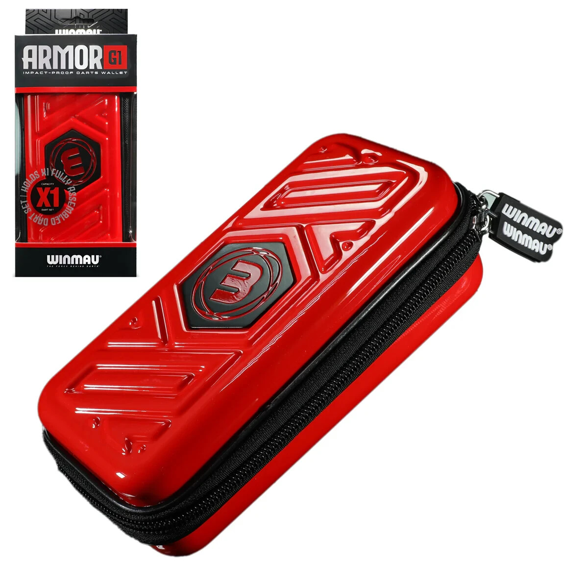WINMAU ARMOR G1 DART CASE RED