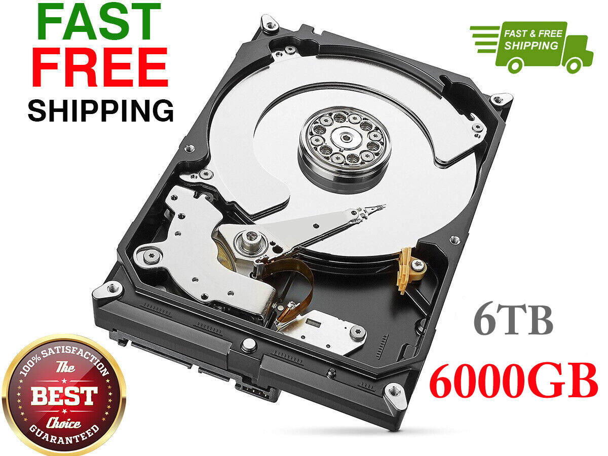 6000GB 6TB OOSSXX DVR NVR Compatible Hard Drive Internal 3.5 FREE SHIPPING