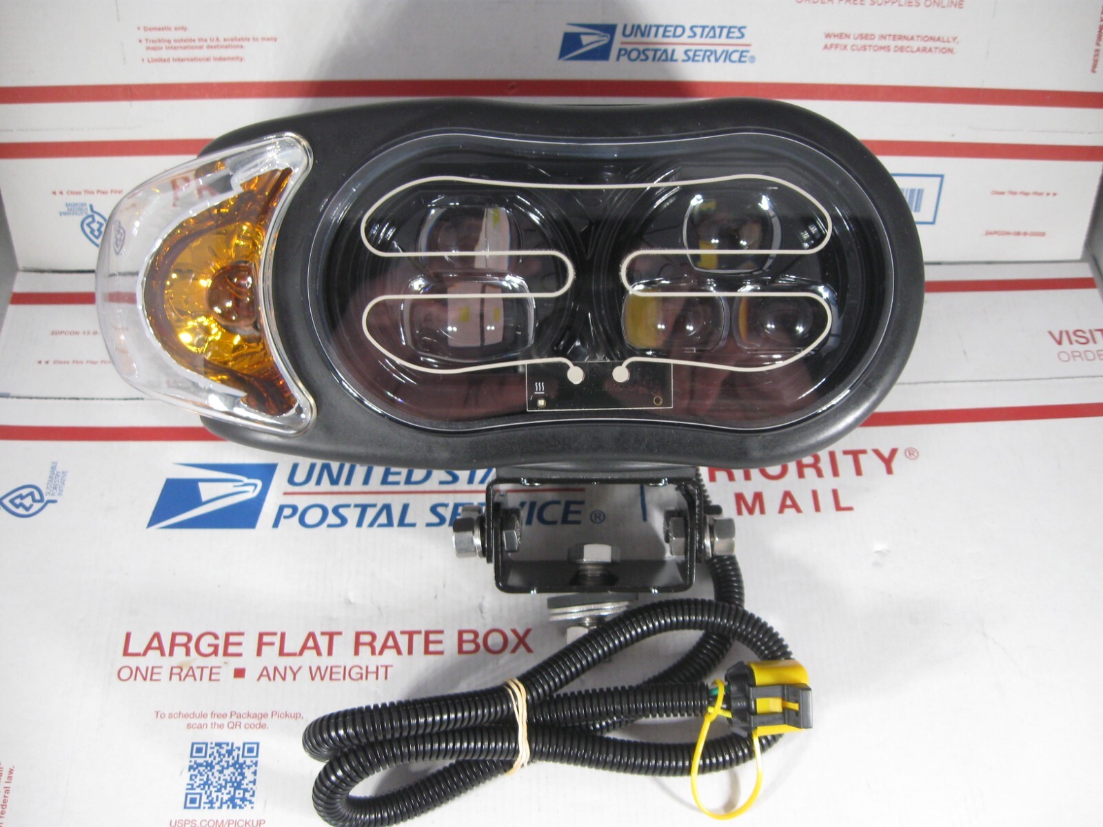 MEYER NIGHT SABER IV OEM PLOW LIGHT & HARDWARE NITE SABER 4 LED PASSENGER 23066